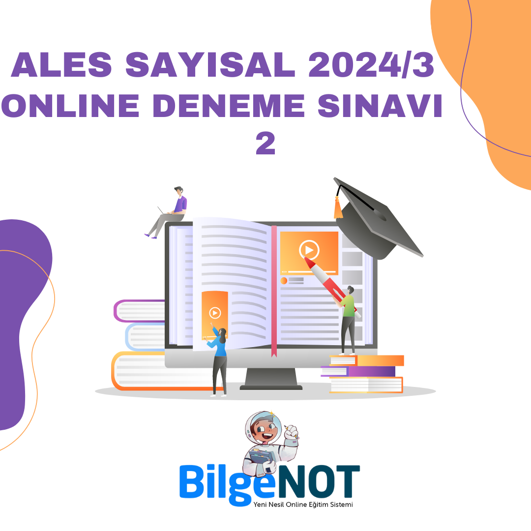 ALES Sayısal 2024/3 Online Deneme Sınavı 2